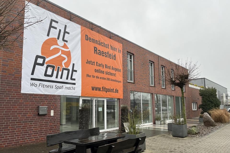 Am Ährenfeld in Raesfeld soll im Frühjahr das neue Fitness-Studio eröffnen.