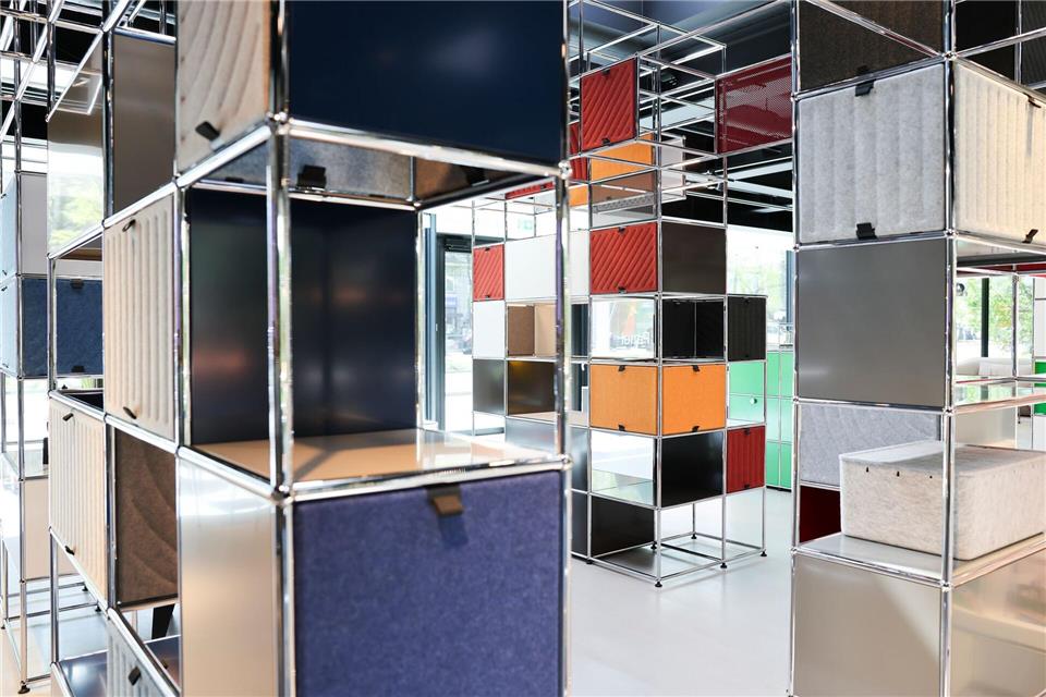 Am BGH geht es um das bekannte modulare Möbelsystem „USM Haller“.Christian Charisius/dpa