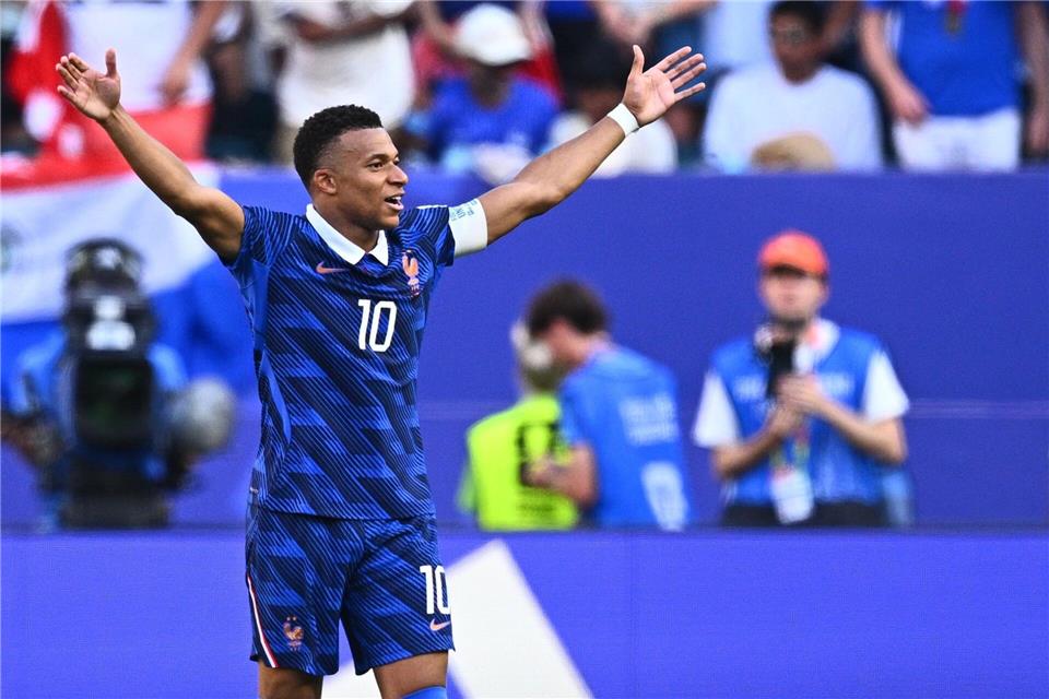 Am Ende der lachende Gewinner: Kylian Mbappé.Tom Weller/dpa