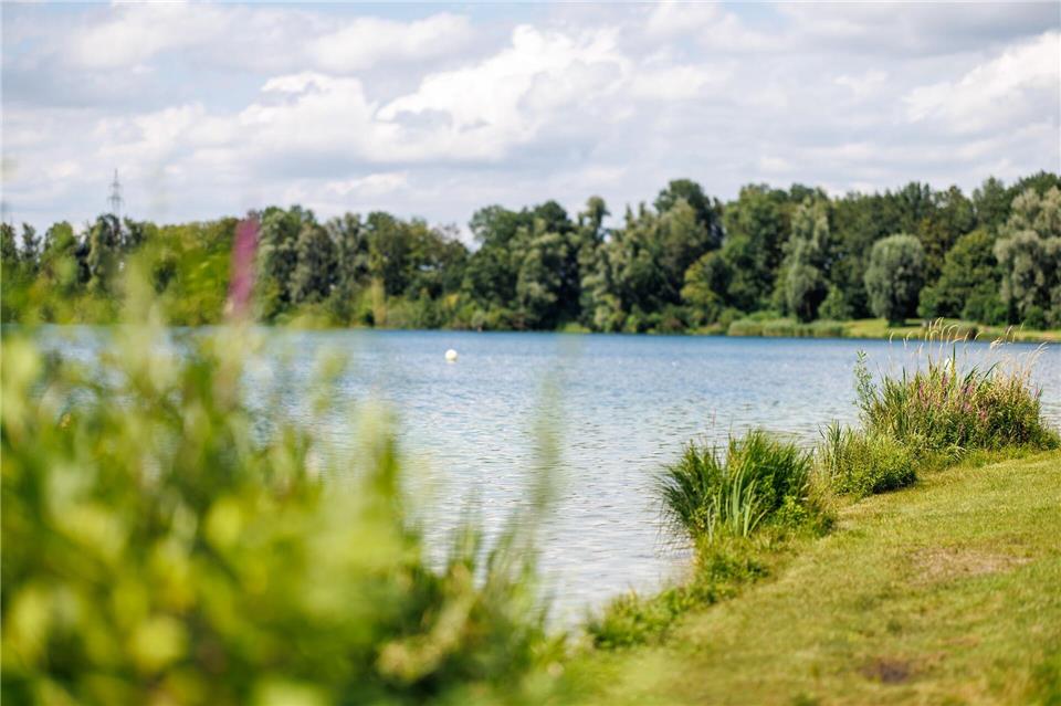Am Feringasee bedrohte ein Mann andere Badegäste. (Archivbild)Matthias Balk/dpa