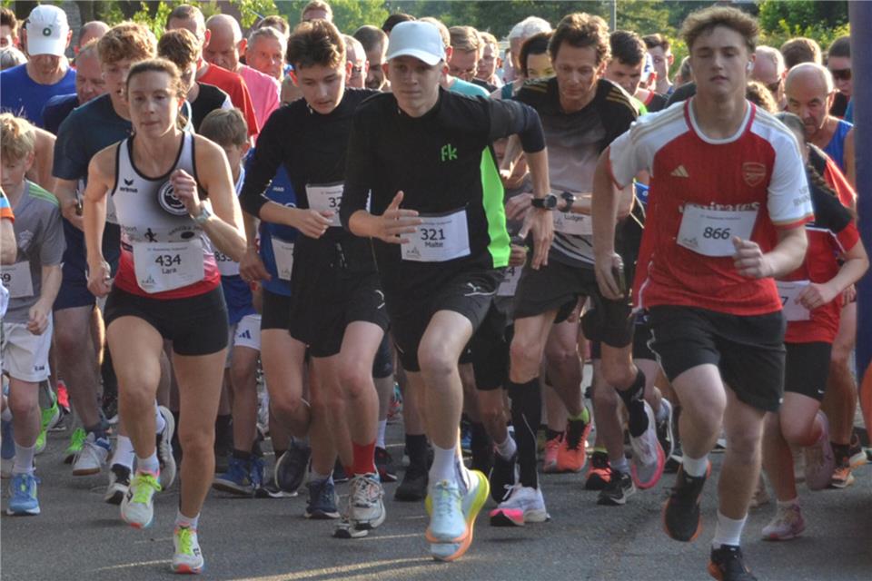 Am Freitag eine besonders schweißtreibende Angelegenheit: Die Wettkämpfe beim Mai-Lauf in Raesfeld starten heute um 16 Uhr. Foto: