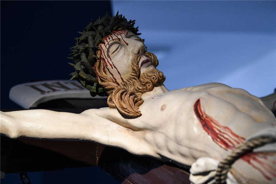 Am Karfreitag ist nach der biblischen Erzählung Jesus gekreuzigt worden. Swen Pförtner/dpa-Zentralbild/dpa