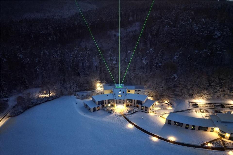 Am Leibniz-Institut für Atmosphärenphysik messen drei grüne Laser Wind und Temperaturen in der Stratosphäre und Mesosphäre.Gerd Baumgarten/Nature/dpa