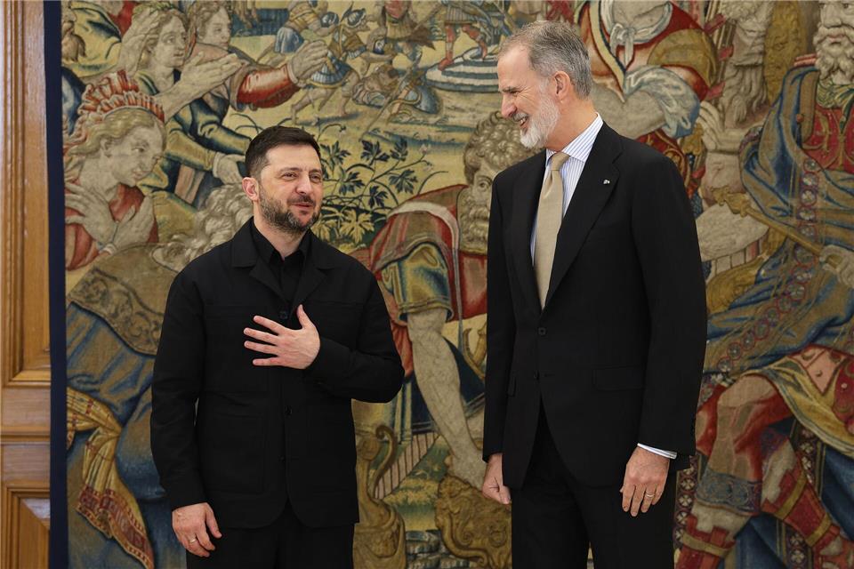 Am Mittwoch reist der ukrainische Präsident in die Türkei.Alejandro Martinez Velez/Europa Press via AP/dpa