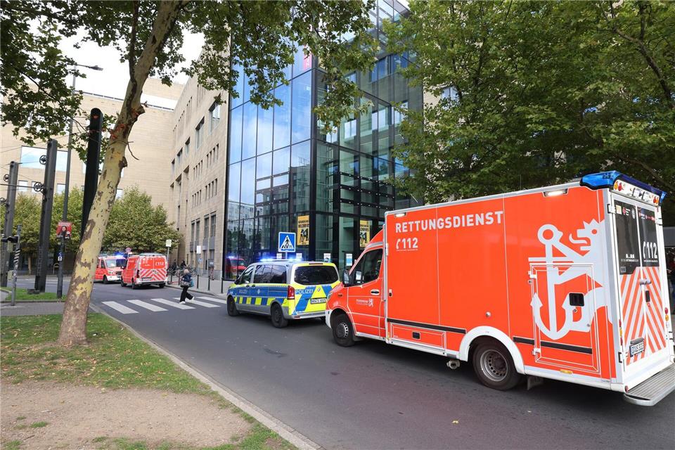 Am Samstag eskalierte ein Streit in der Düsseldorfer Zentralbibliothek. David Young/dpa