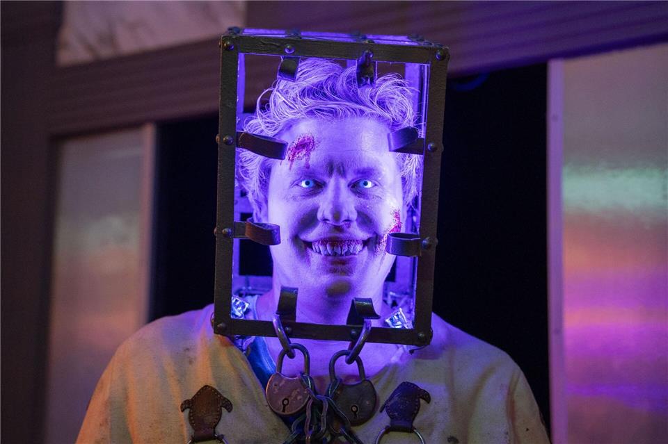 Am Samstag konnten Monster im Movie Park Bottrop ihr Gruselpotenzial unter Beweis stellen.Max Lametz/dpa