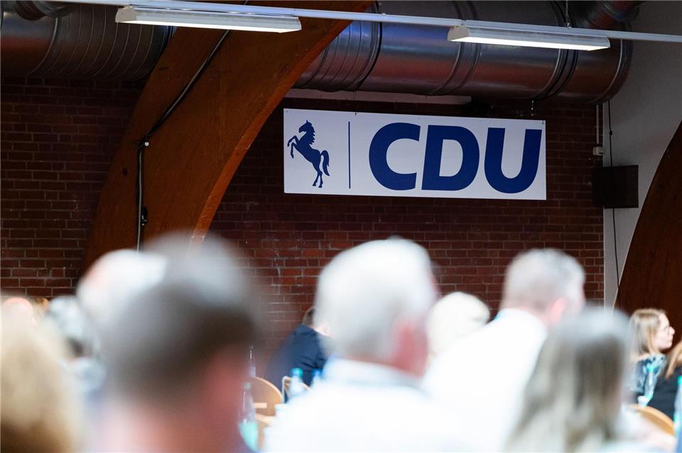 Am Samstag wird Bundeskanzler Friedrich Merz auf dem CDU-Landesparteitag erwartet. (Archivbild)Michael Matthey/dpa