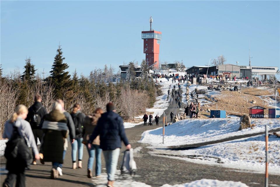 An Silvester ist das Unterkunftsangebot im Harz bereits knapp. (Archivbild)Matthias Bein/dpa