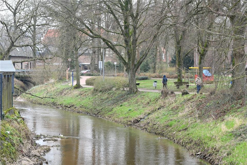 An der Bocholter Aa in Gemen könnten ähnliche Terrassen am Wasser entstehen wie am Mühlenareal in Borken.