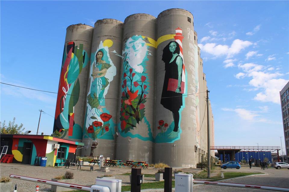 Ist Belgrad das neue Berlin? An der Donau in Belgrad stehen im Viertel Dorcol die „Silosi“ (Silos), die zu einem Partyareal geworden sind. (Archivbild)Gregor Mayer/dpa