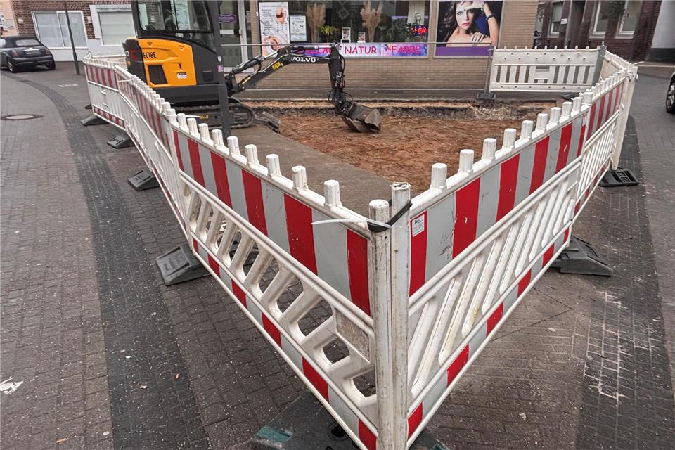 An der Gabelung von Commende und Heilig-Geist-Straße entsteht ein Beet.