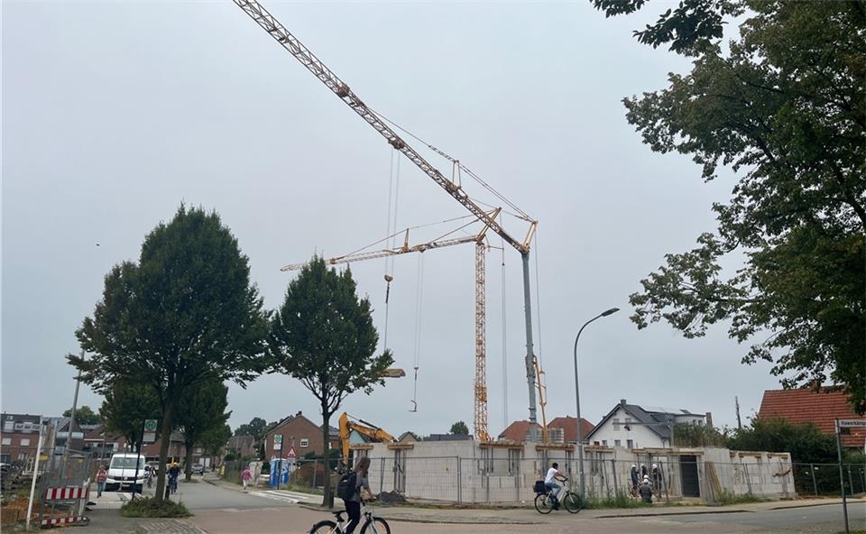 An der Hawerkämpe werden derzeit neue Mietshäuser gebaut.s
