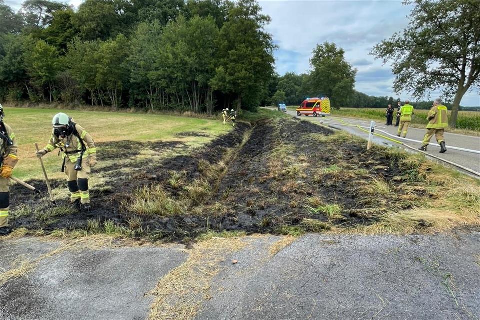 An der Homerstraße musste die Feuerwehr löschen.