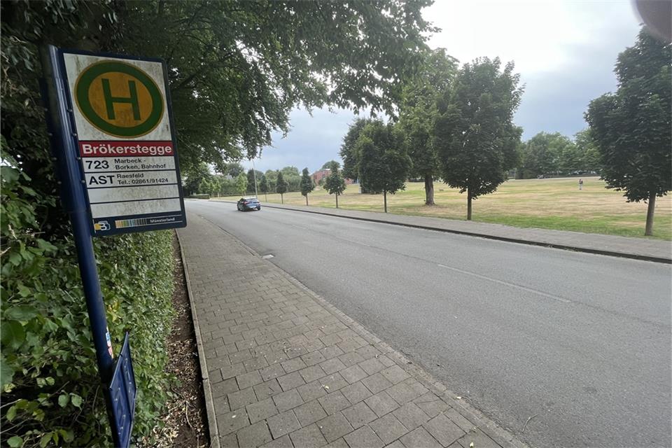 An der Marbecker Straße könnte an der Festwiese eine weitere Haltestelle entstehen.