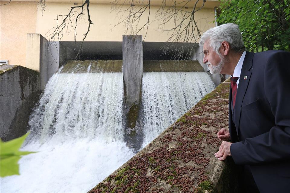 An der Rappbodetalsperre im Harz ist eine zweite Turbine in Betrieb gegangen.Matthias Bein/dpa