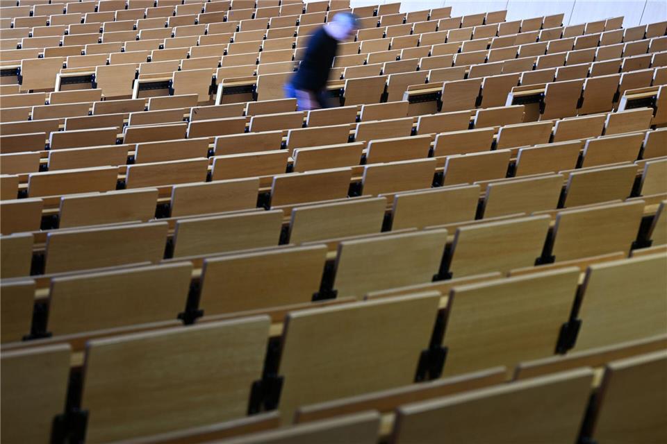 An diesem Mittwoch beginnt das Wintersemester an den Hochschulen, auch in Frankfurt.Arne Dedert/dpa