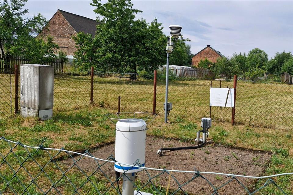 An dieser Messstation wurde der Hitzerekord gemessen.C. Milde/Amt Neuzelle/dpa