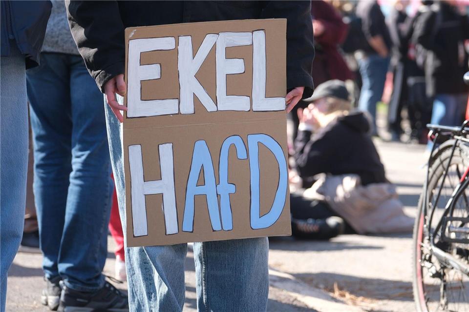 An fünf angemeldeten Versammlungen haben laut Polizei mehrere Hundert Personen teilgenommen.Sebastian Willnow/dpa