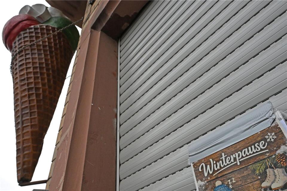 Andere Eisdielen in Frankfurt machen Winterpause.Michael Brandt/dpa