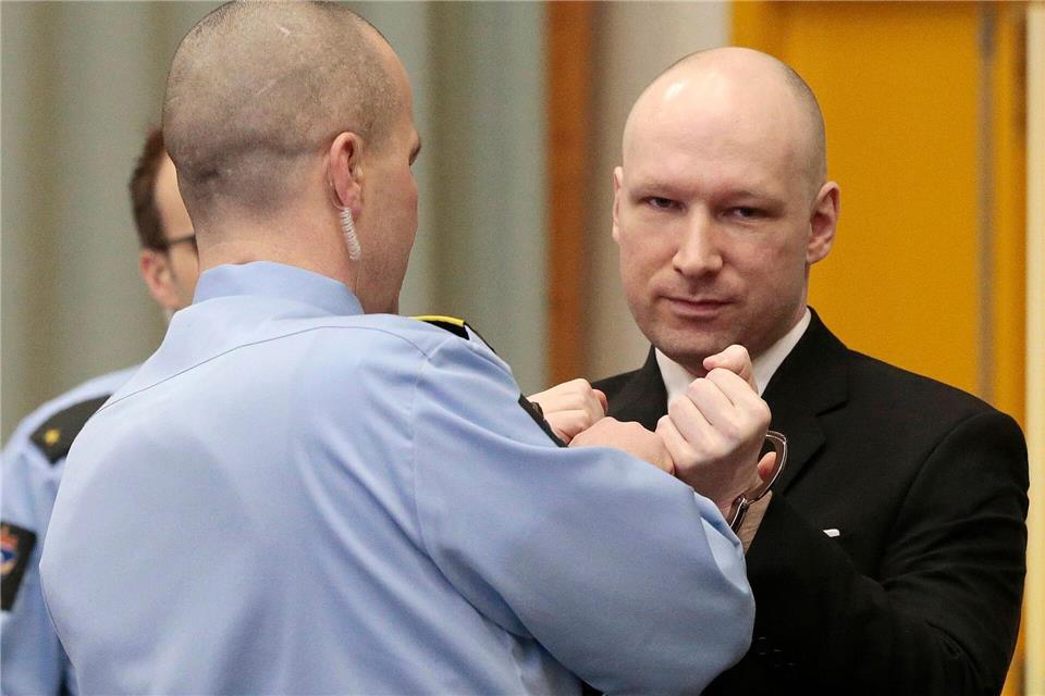 Anders Behring Breivik muss wohl bis an sein Lebensende im Gefängnis bleiben. (Archivbild)Lise Aserud/NTB Scanpix/AP/dpa