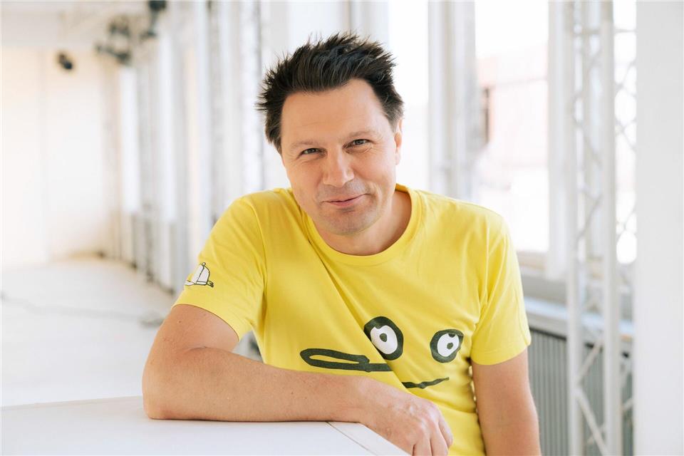 Guck mal da! Was Eltern und Kinder über Medien lernen können André Gatzke moderiert unter anderem beim KiKa und ist selbst Vater von zwei Kindern.WDR/Annika Fußwinkel/dpa-tmn