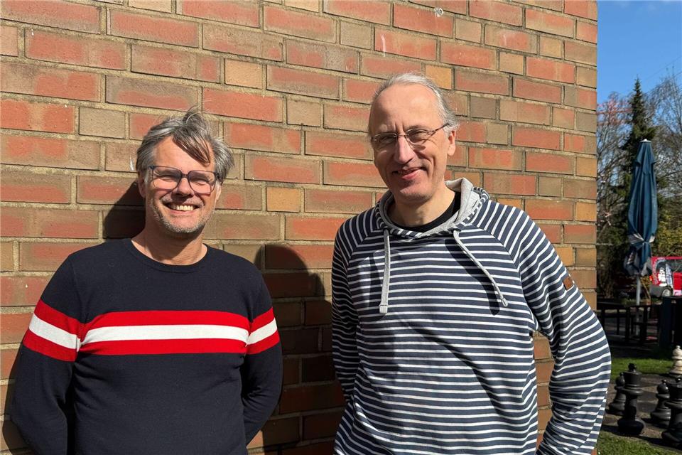 André Rattay und Olaf Schröder sind Geschäftsführer der „Seafarers‘ Lounge“. Katrin Luxenburger/dpa