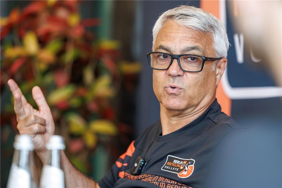 Andrea Anastasi steht vor seiner ersten Saison als Trainer der BR Volleys. (Archivbild)Andreas Gora/dpa