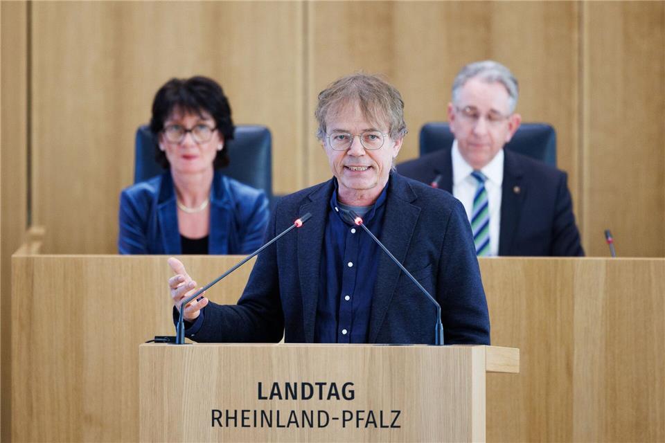 Andreas Hartenfels war früher Mitglied bei den Grünen und sitzt nach seinem Austritt als fraktionsloser Abgeordneter im Parlament. Nun will er für das BSW antreten. (Archivbild)Lando Hass/dpa