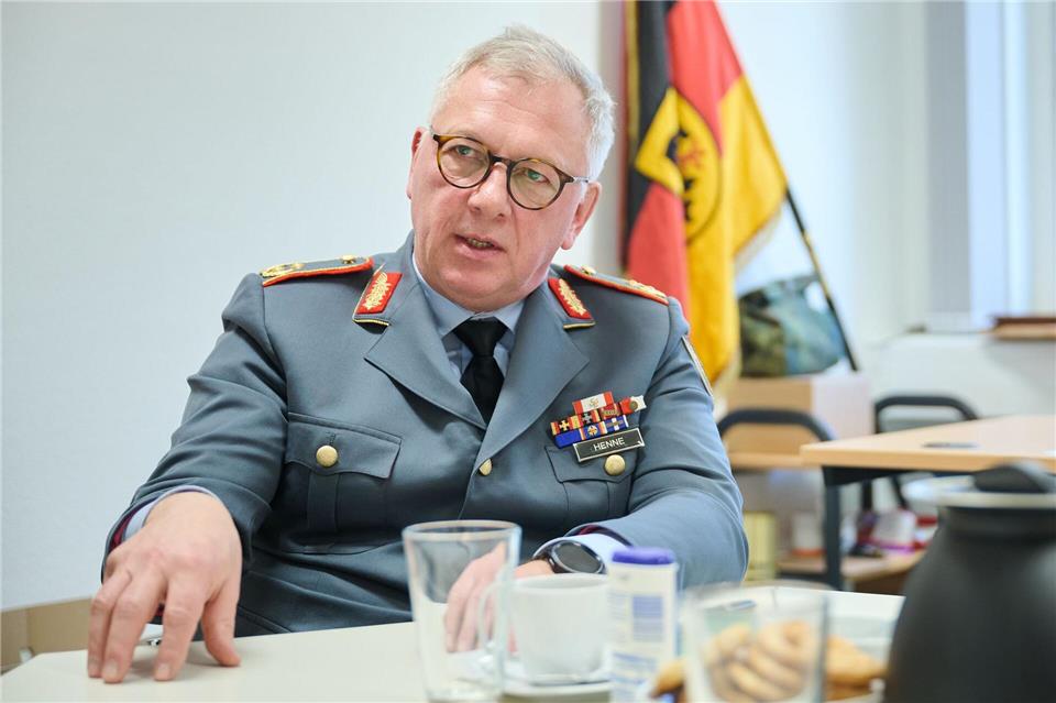 Andreas Henne - designierter Kommandeur HeimatschutzdivisionAnnette Riedl/dpa