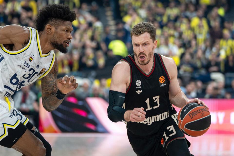 Andreas Obst war gegen Mailand bester Münchener Werfer. (Archivbild)Helen Fiona/dpa