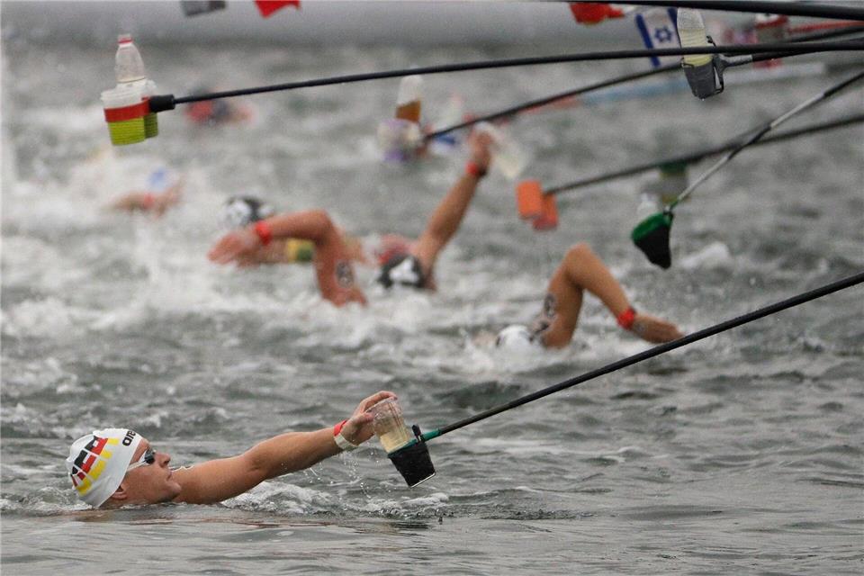 Andreas Waschburger hat in New York zwei Schwimm-Rekorde geknackt. (Archivbild)Mark Schiefelbein/AP/dpa