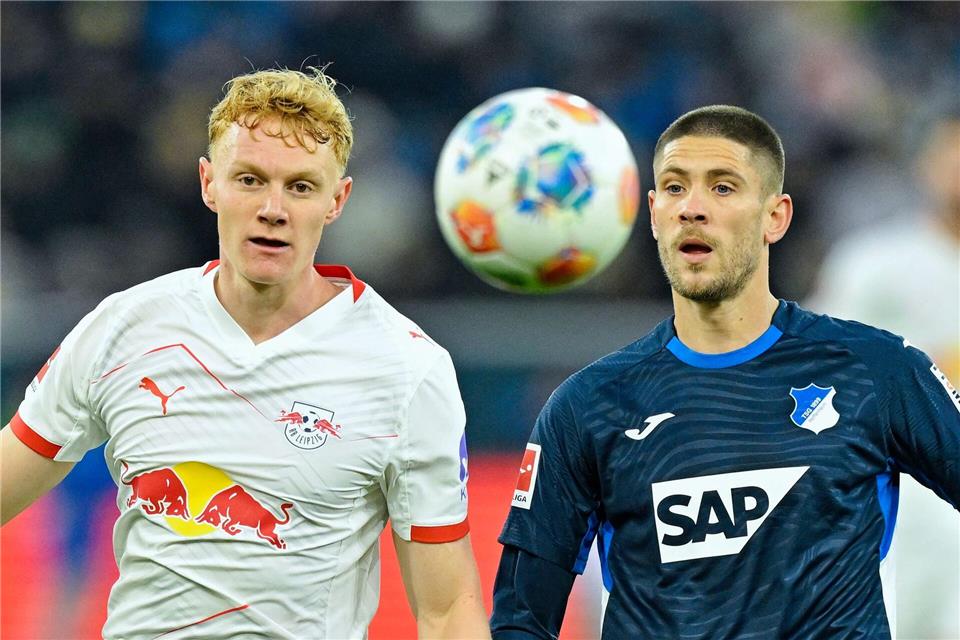 Andrej Kramaric (r.) und Hoffenheim: mehr als auf Augenhöhe mit RB Leipzig Uwe Anspach/dpa