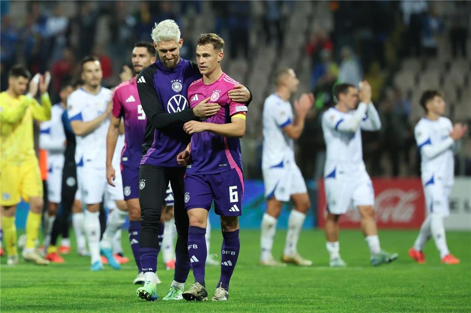 Leverkusens Andrich: Ich habe Kimmich früher gehasst  Andrich (links) und Kimmich haben sich über die Nationalmannschaft angefreundet. (Archivfoto)Christian Charisius/dpa
