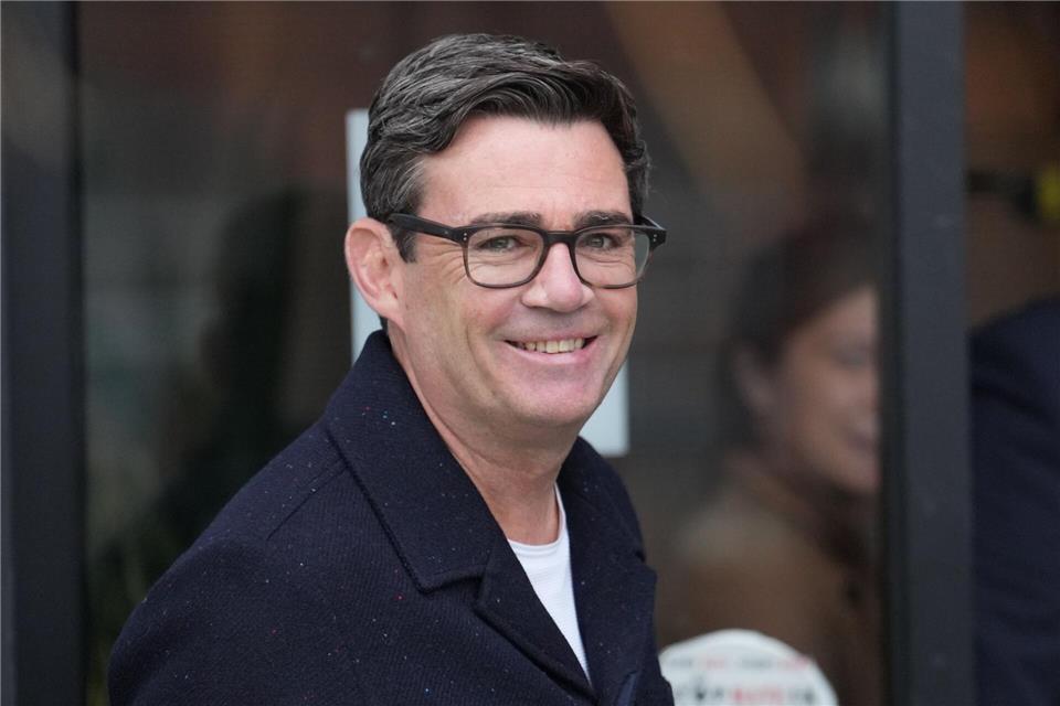 Andy Burnham gilt als größter Konkurrent für Starmer. Jon Super/AP/dpa