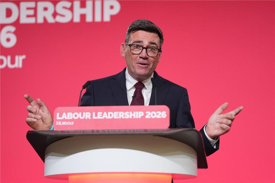 Andy Burnham ist der neue Vorsitzender der Labour-Partei.Yui Mok/PA Wire/dpa