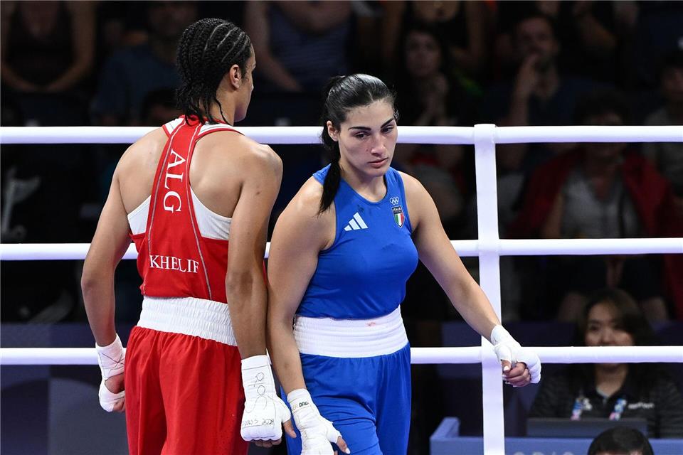 Angela Carini (r.) ist inzwischen wieder als Boxerin aktiv.Joel Carrett/AAP/dpa