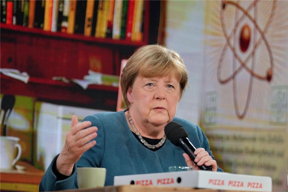 Angela Merkel verfolgte das Geschehen um den Ostsee-Buckelwal mit, verriet sie auf der Medienkonferenz re:publica.Soeren Stache/dpa