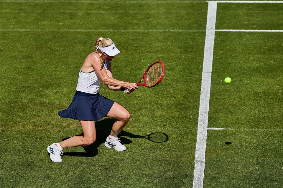 Angelique Kerber gewann ihr Abschiedsspiel, doch das Ergebnis war Nebensache. Mathias Schulz/dpa