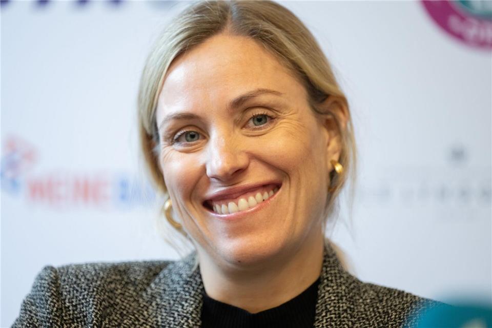 Angelique Kerber spricht über die Titelchancen von Alexander Zverev. (Archivbild)Boris Roessler/dpa