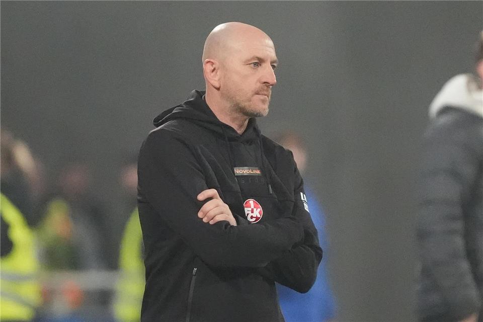 Angespannte Lage: Kaiserslautern und Trainer Torsten Lieberknecht stehen im Heimspiel gegen Fürth unter Zugzwang. (Archivbild)Marc Schüler/dpa