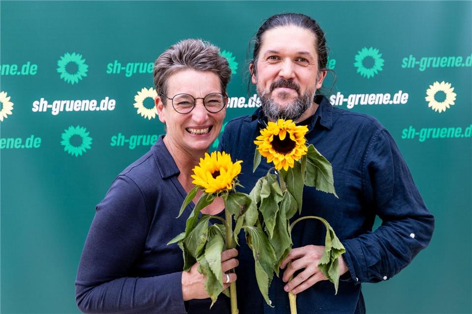 Nord-Grüne sehen Justizreform kritisch Anke Erdmann und Gazi Freitag stehen weiter an der Spitze der Nord-Grünen.Axel Heimken/dpa