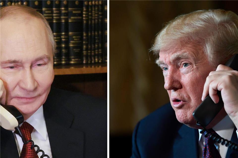 Anlässlich des 80. Geburtstages von Donald Trump hat Kremlchef Wladimir Putin in Washington angerufen. (Archivbild)Mikhail Metzel/Pool Sputnik Kremlin/AP/dpa