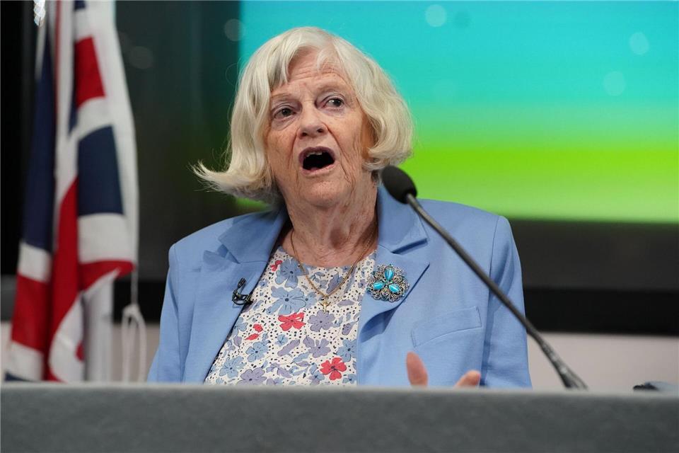 Ann Widdcombe vertrat erzkonservative Positionen.Lucy North/PA Wire/dpa