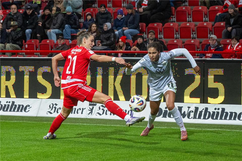 Anna Weiß erzielte den Treffer für Union. (Archivbild)Matthias Koch/dpa