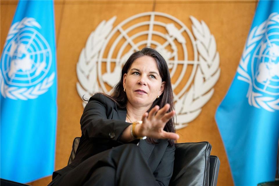 Annalena Baerbock hält die Vereinten Nationen für alternativlos.Michael Kappeler/dpa