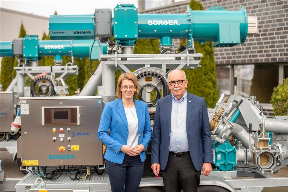 Anne Börger-Olthoff und Firmengründer Alois Börger führen das Unternehmen gemeinsam.