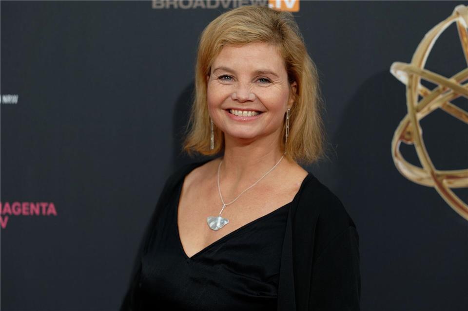 Annette Frier war im vergangenen Jahr zusammen mit anderen Humoristen zu einer Audienz bei Papst Franziskus eingeladen (Archivbild).Henning Kaiser/dpa