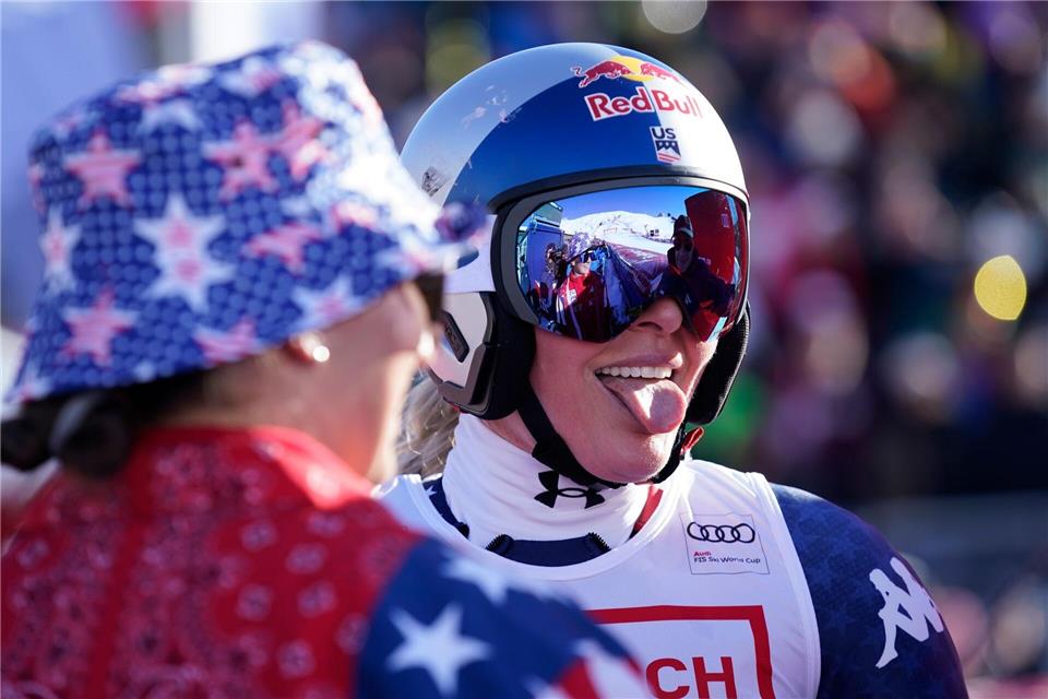 Ansage an die Konkurrenz: Mit Lindsey Vonn ist wieder zu rechnen.Giovanni Auletta/AP/dpa