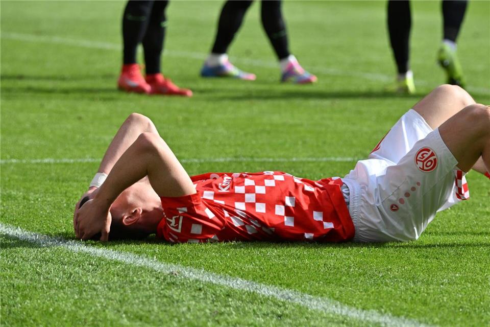 Anthony Caci wird dem FSV Mainz 05 für mehrere Monate fehlen.Torsten Silz/dpa