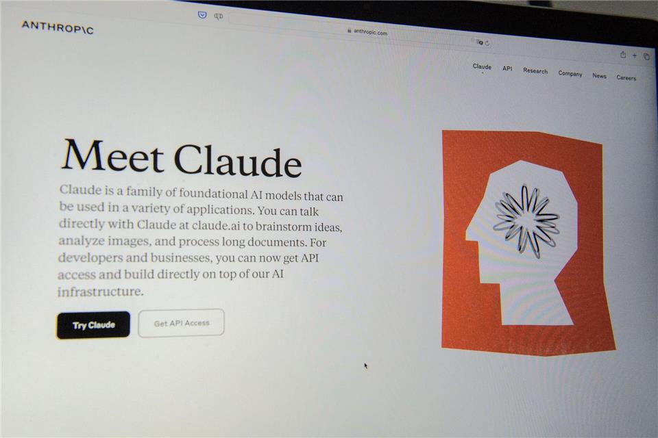 Anthtopic will keinen Einsatz seiner KI zur Massenüberwachung in den USA sowie in autonomen Waffensystemen. (Archivbild)Andrej Sokolow/dpa